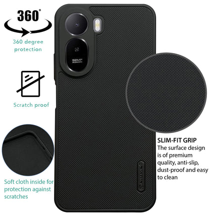 NIUKIN Super Frosted Dotted Case for Redmi A7 Pro