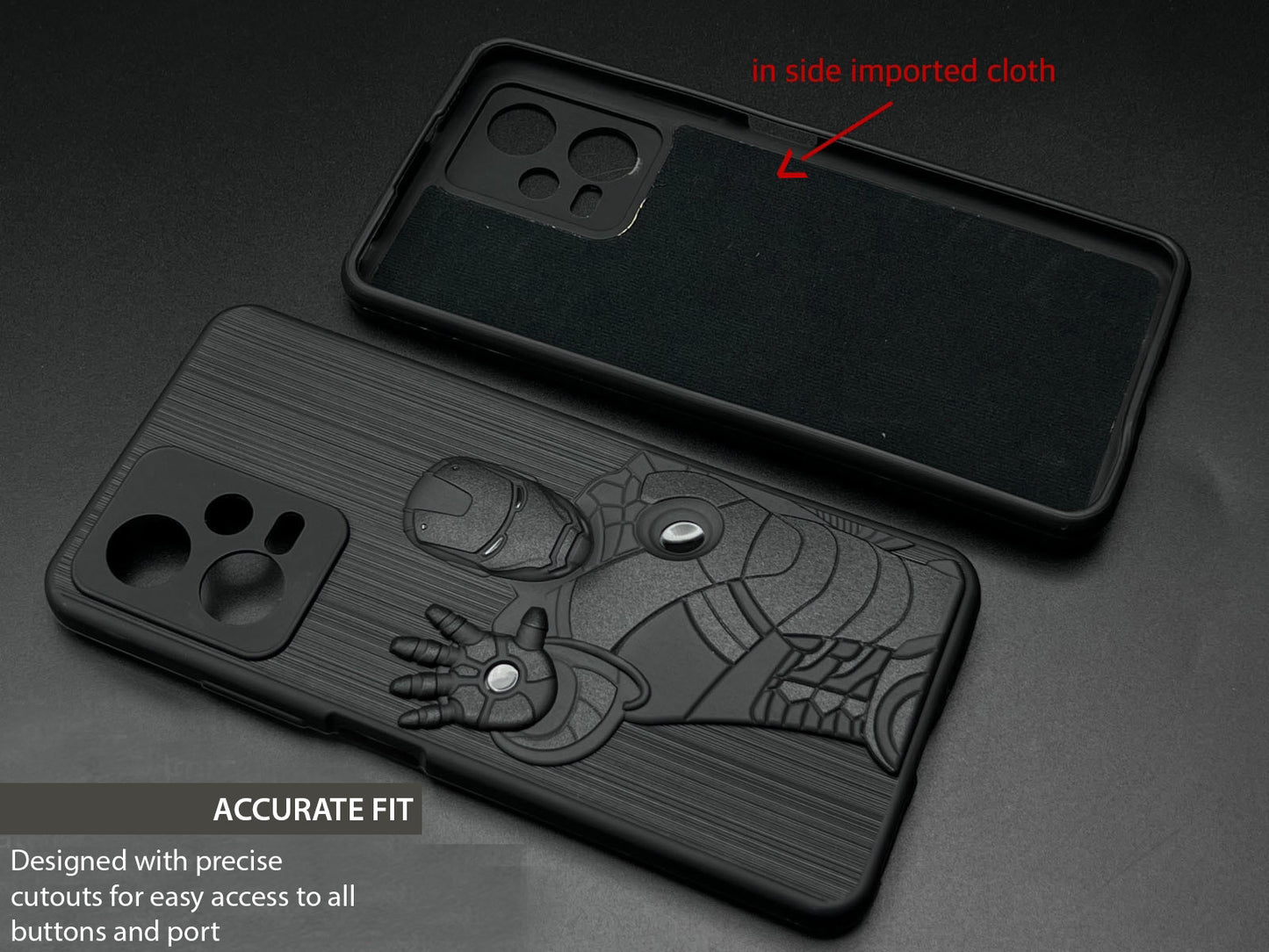 IR Superhero Action Case for Redmi Note 12(5G)
