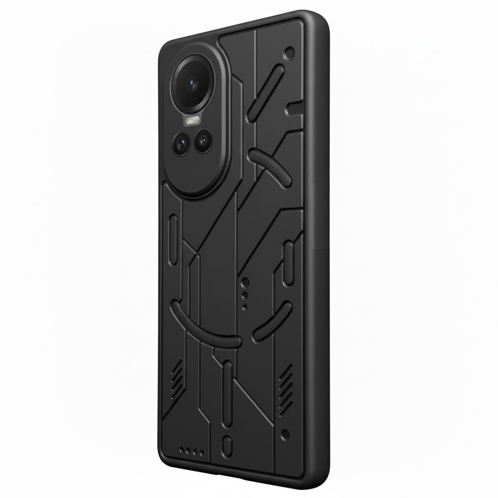 Cyber Design Soft Back Case for Oppo Reno 10 Pro