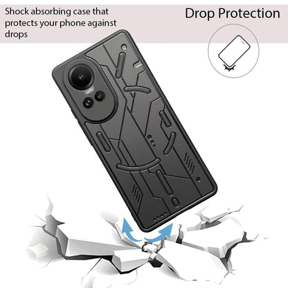Cyber Design Soft Back Case for Oppo Reno 10 Pro