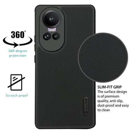 NIUKIN Super Frosted Dotted Case for Oppo Reno 10 Pro