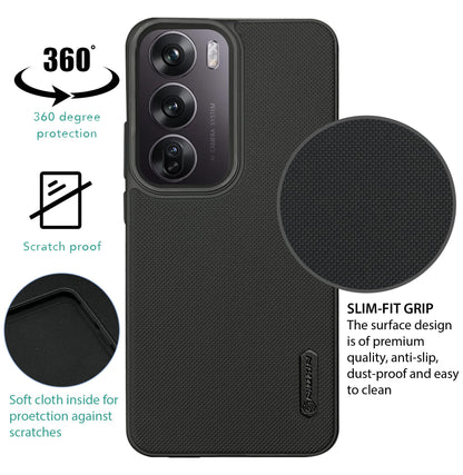NIUKIN Super Frosted Dotted Case for Oppo Reno 12 Pro