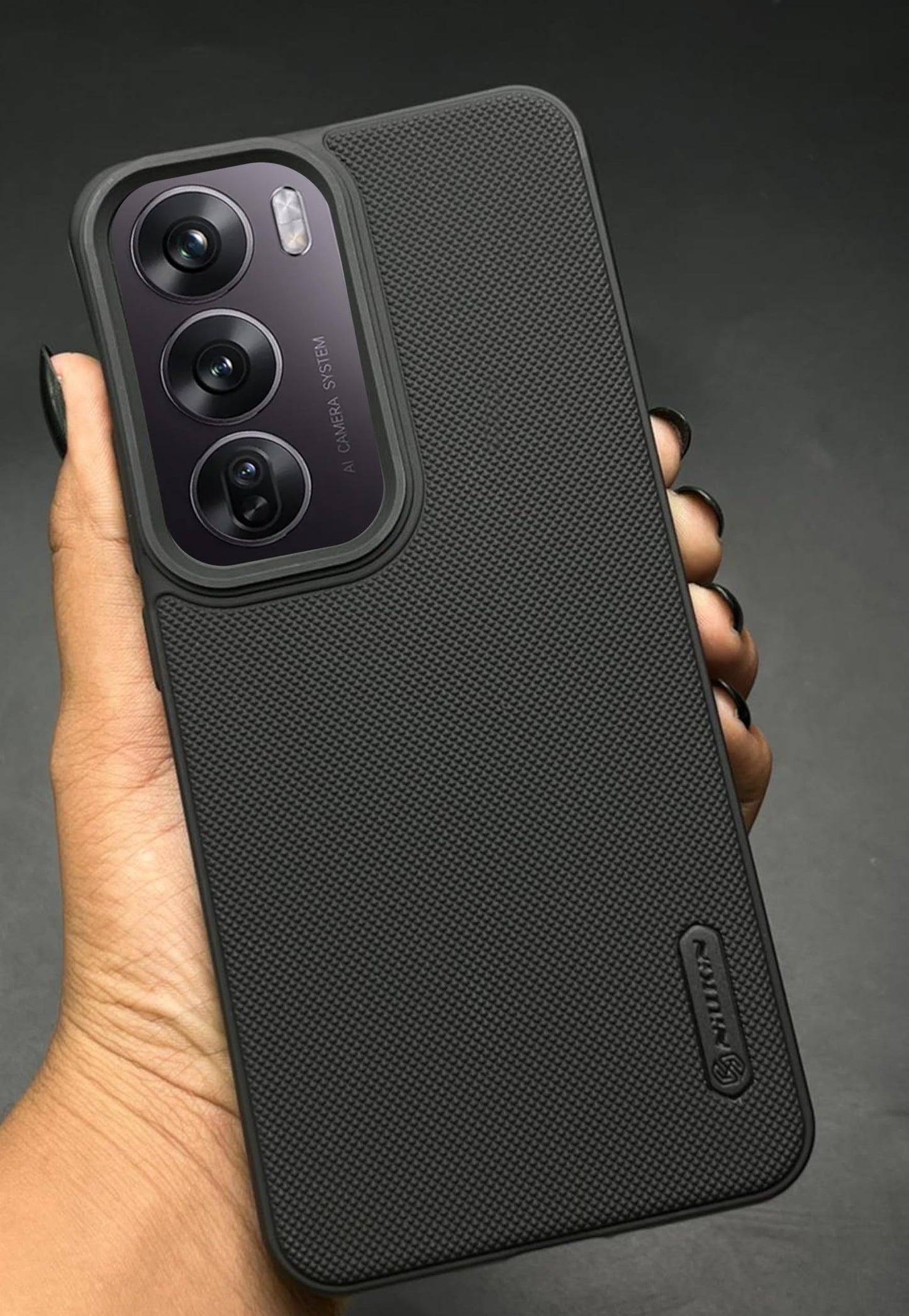 NIUKIN Super Frosted Dotted Case for Oppo Reno 12 Pro
