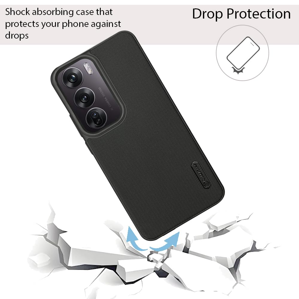 NIUKIN Super Frosted Dotted Case for Oppo Reno 12 Pro