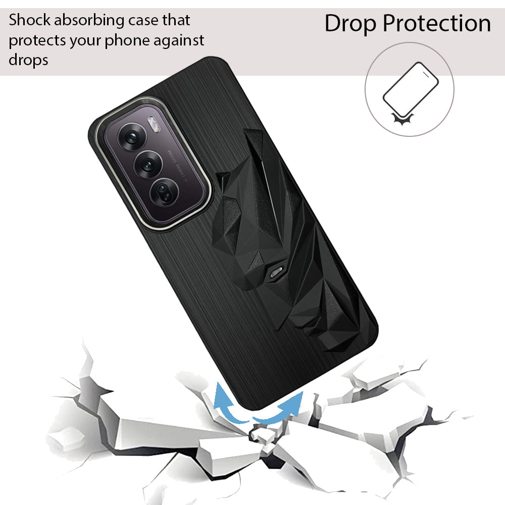 Bt Superhero Case with Camera Ring for Oppo Reno 12 Pro(5G)