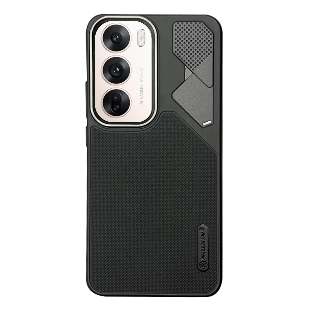 NIUKIN Fancy Super Frosted Dotted Case with Camera Ring for Oppo Reno 12 Pro