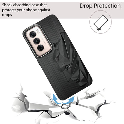 Bt Superhero Case with Camera Ring for Oppo Reno 12(5G)