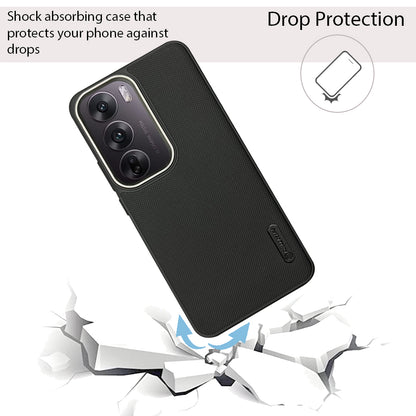 NIUKIN Super Frosted Dotted Case with Camera Ring for Oppo Reno 12