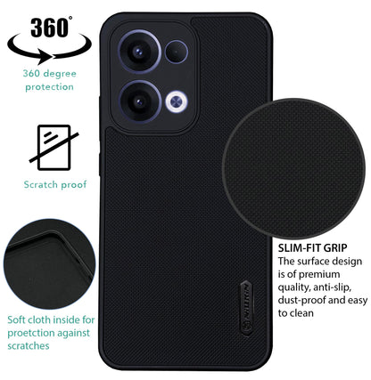 NIUKIN Super Frosted Dotted Case for Oppo Reno 13