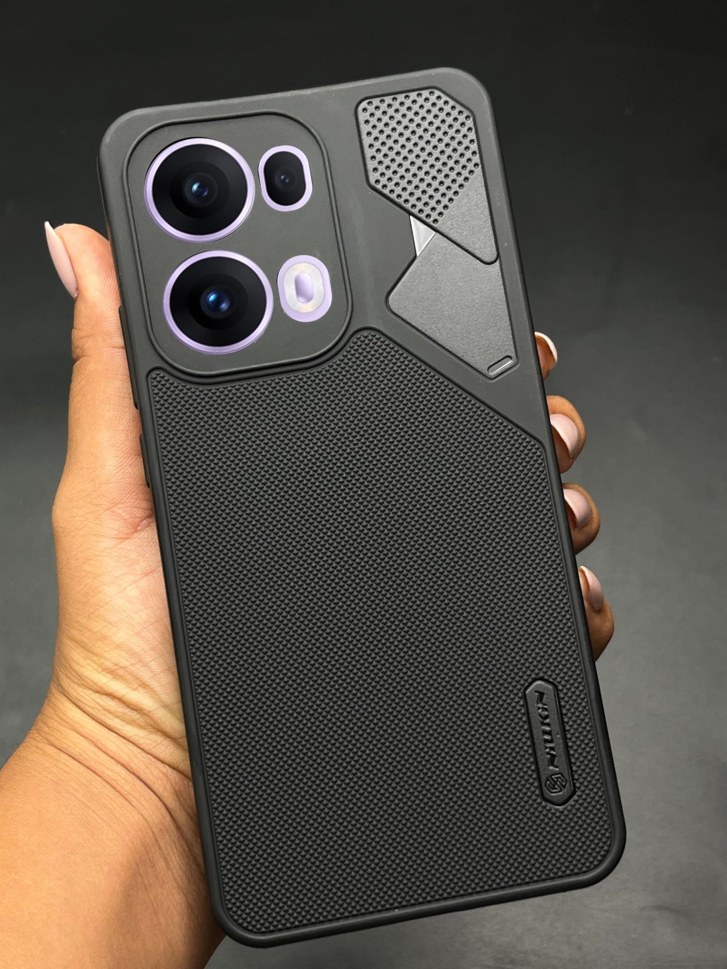 NIUKIN Fancy Super Frosted Dotted Case for Oppo Reno 13 Pro