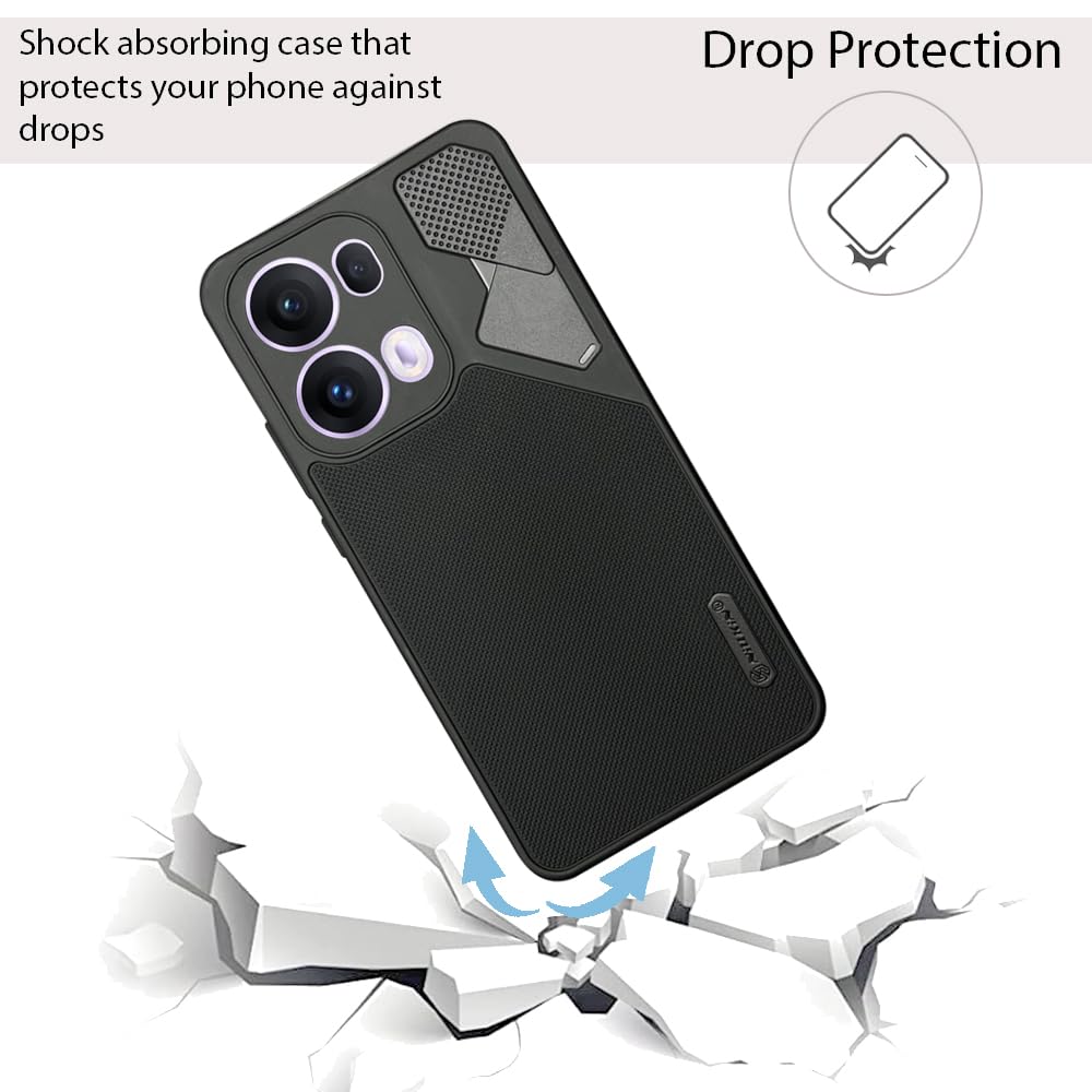 NIUKIN Fancy Super Frosted Dotted Case for Oppo Reno 13 Pro
