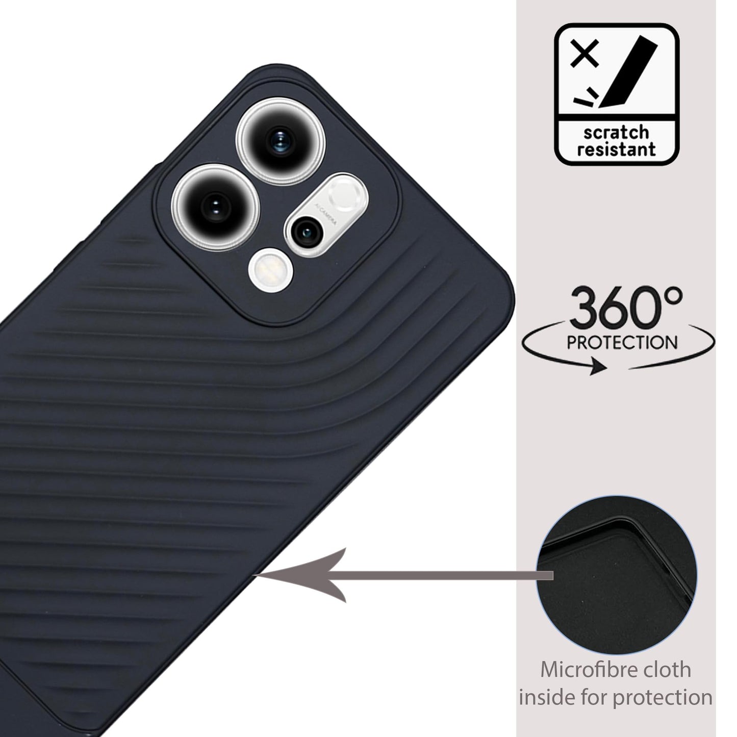 Ripple Wave Case for Oppo Reno 14