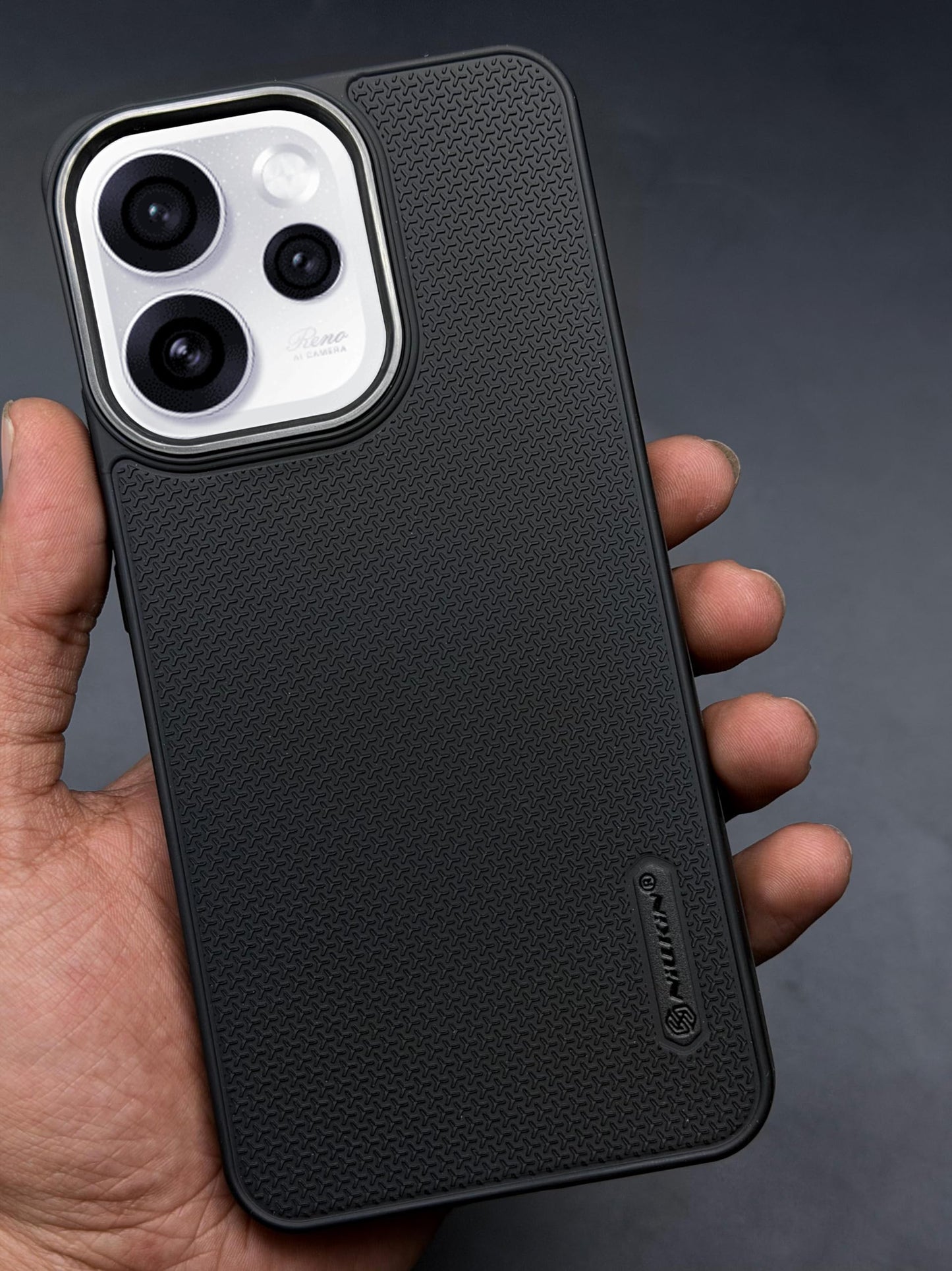 Niukin Grip Guard Back Case with Camera Ring for Oppo Reno 15