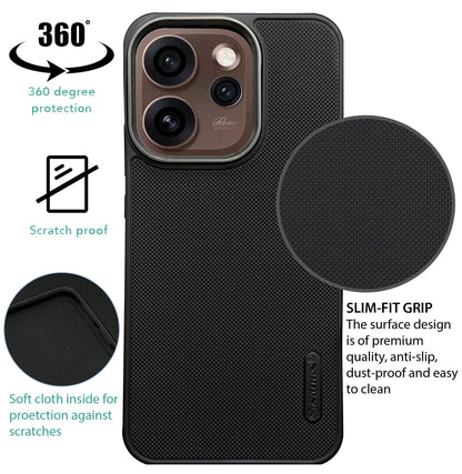 NIUKIN Super Frosted Dotted Case with Camera Ring for Oppo Reno 15 Pro