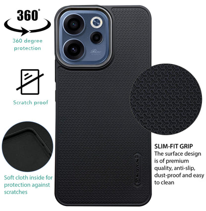 Niukin Grip Guard Back Case with Camera Ring for Oppo Reno 15c