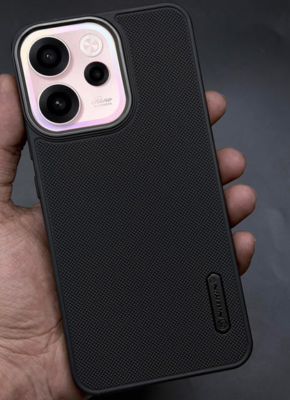 NIUKIN Super Frosted Dotted Case with Camera Ring for Oppo Reno 15c