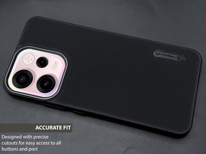 NIUKIN Super Frosted Dotted Case with Camera Ring for Oppo Reno 15c