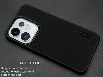 NIUKIN Super Frosted Dotted Case with Camera Ring for Oppo Reno 16