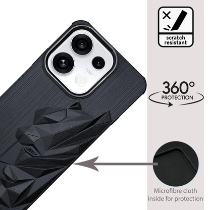 Bt Superhero Case with Camera Ring for Oppo Reno 16c