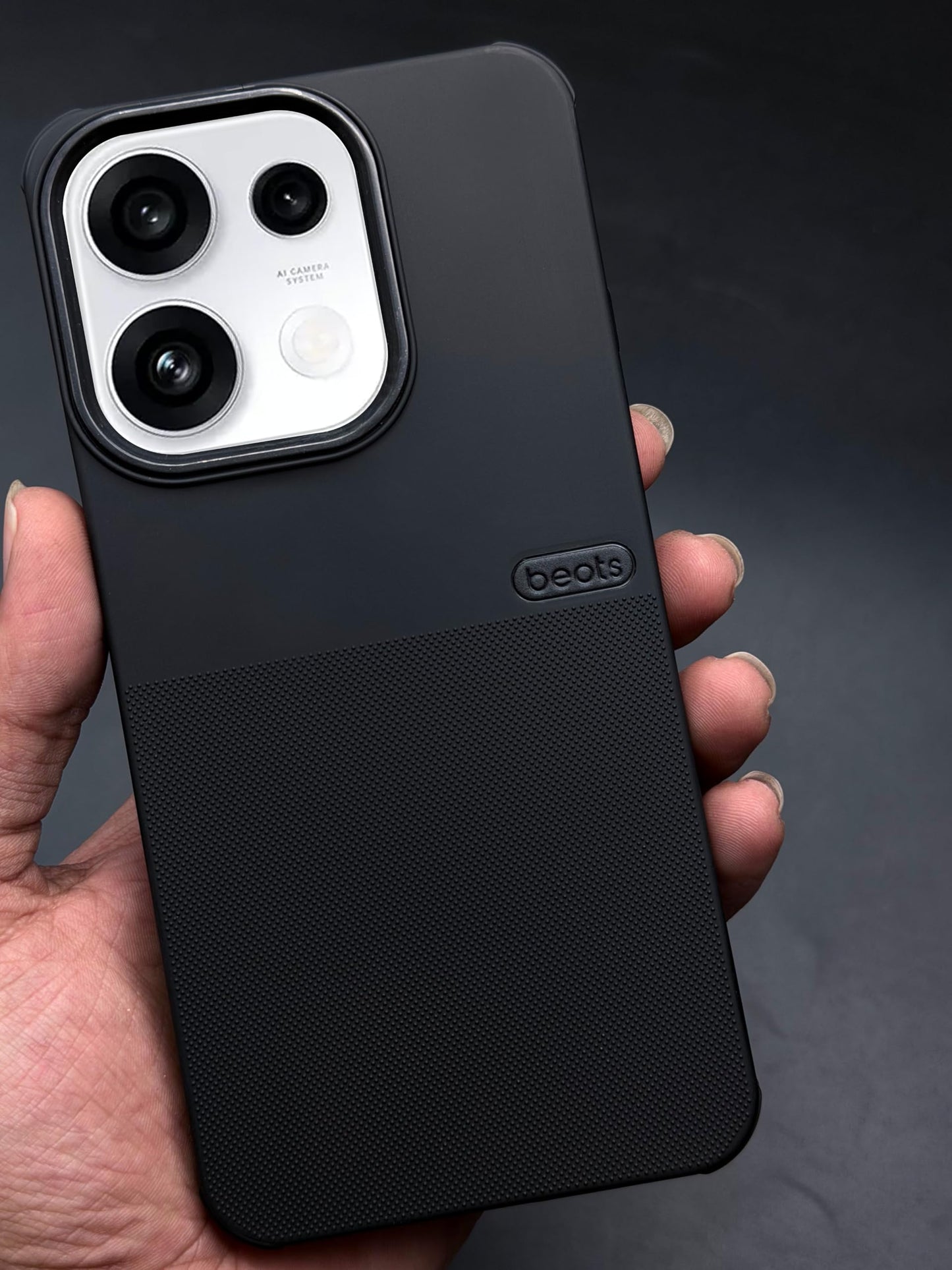 BEOTS Rugged back case with Camera Ring for Oppo Reno 16c