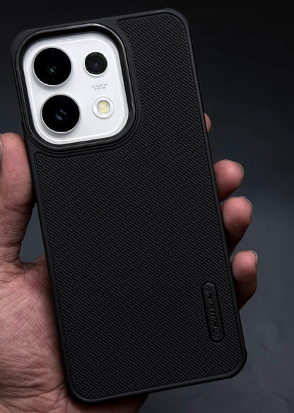 NIUKIN Super Frosted Dotted Case with Camera Ring for Oppo Reno 16c