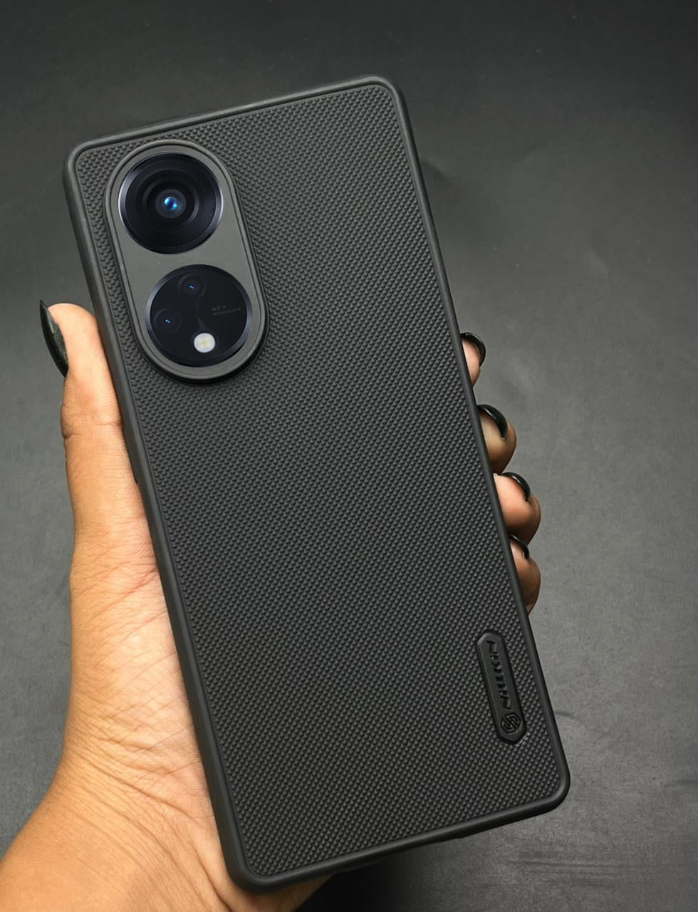 NIUKIN Super Frosted Dotted Case for Oppo Reno 8T