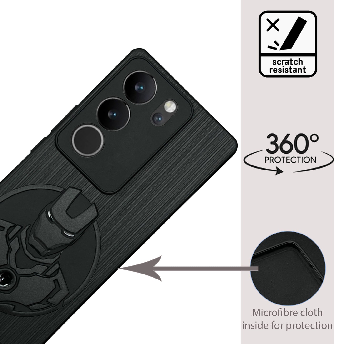 IR Superhero Shield Case for Vivo S17 Pro(5G)