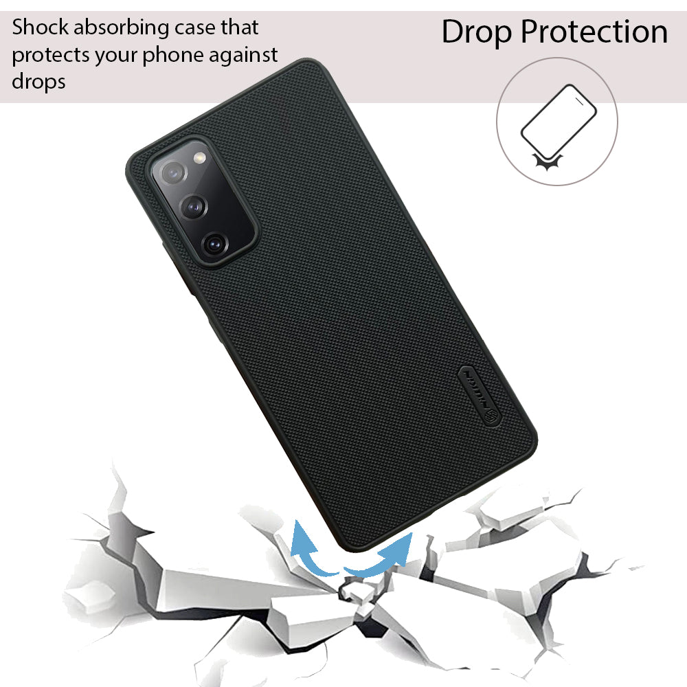 NIUKIN Super Frosted Dotted Case for Samsung S20 FE