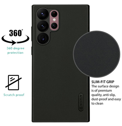 NIUKIN Super Frosted Dotted Case for Samsung S22 Ultra