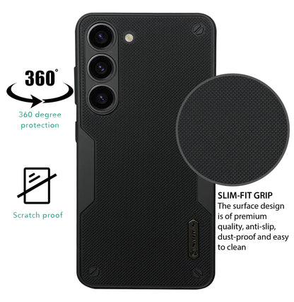 NIUKIN Super Frosted Pro Shield Dotted Case for Samsung Galaxy S23