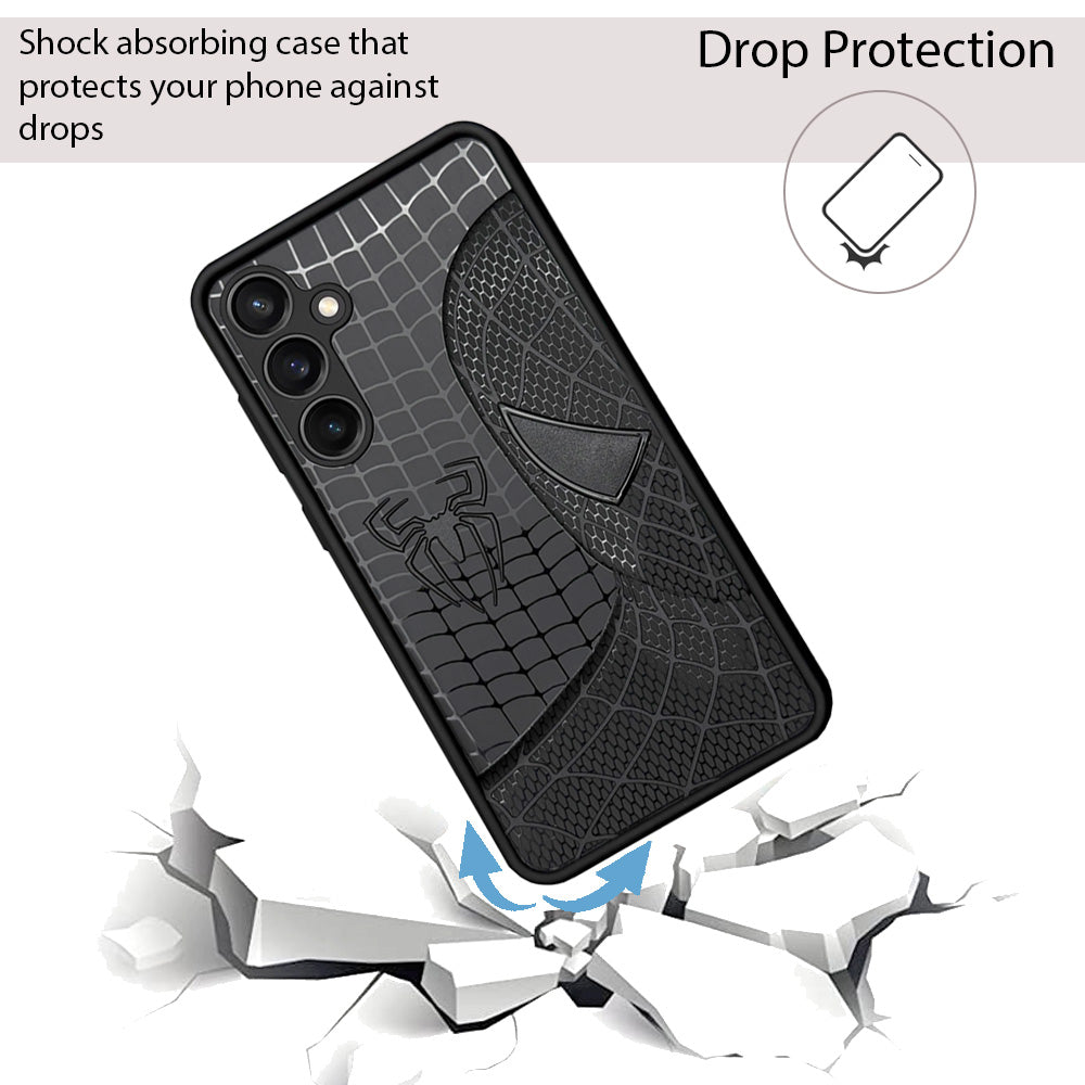 Sp Superhero Web Case with Metallic Camera Ring for Samsung S23 FE