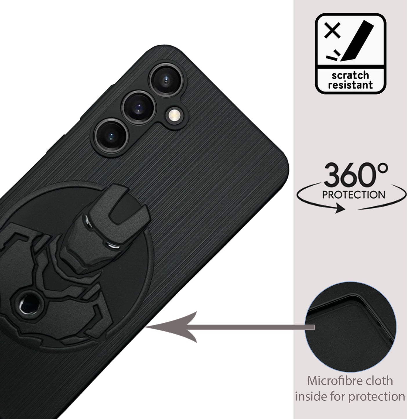 IR Superhero Shield Case for Samsung S23 FE