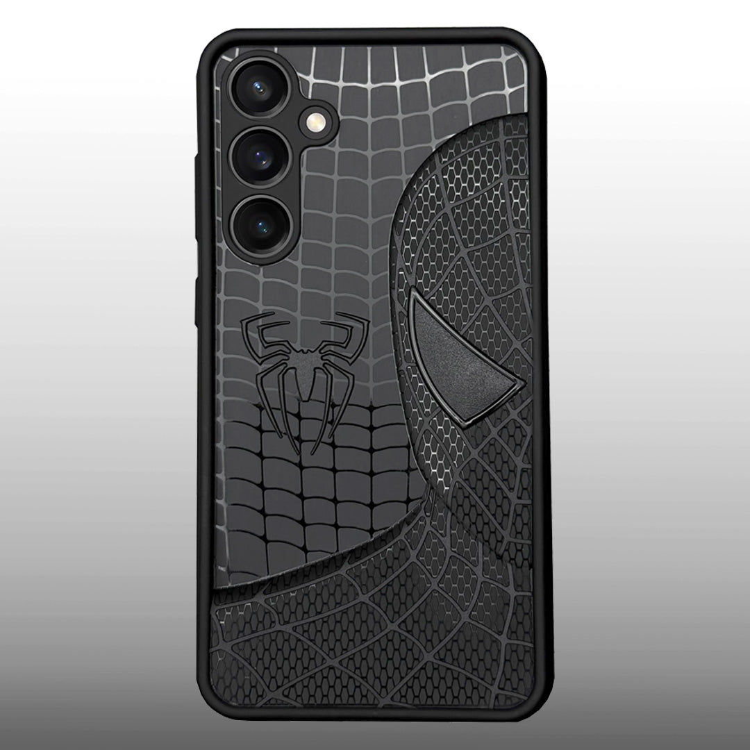Sp Superhero Web Case with Metallic Camera Ring for Samsung S23 FE