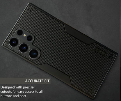 NIUKIN Super Frosted Pro Shield Dotted Case for Samsung Galaxy S23 Ultra