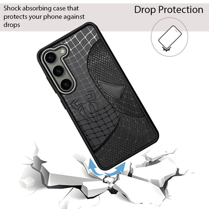 Sp Superhero Web Case with Metallic Camera Ring for Samsung S23