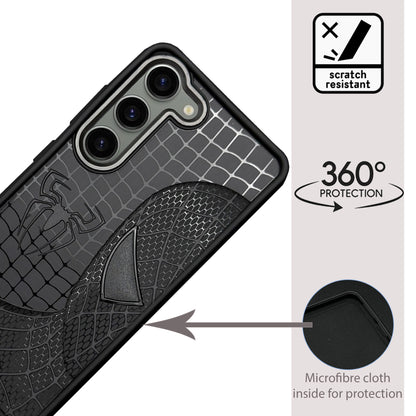 Sp Superhero Web Case with Metallic Camera Ring for Samsung S23