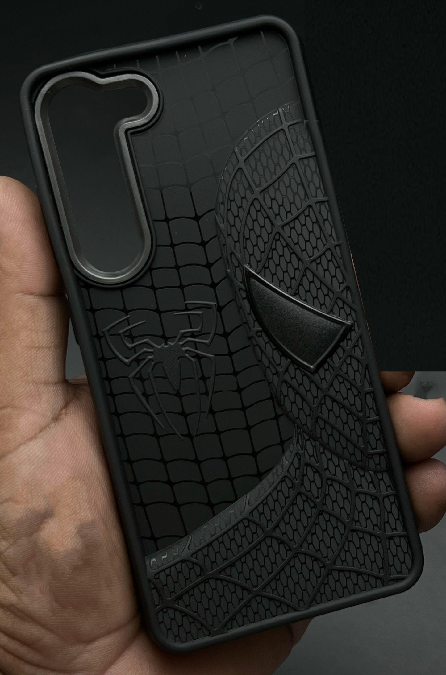 Sp Superhero Web Case with Metallic Camera Ring for Samsung S23