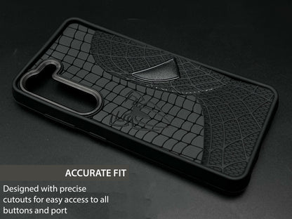 Sp Superhero Web Case with Metallic Camera Ring for Samsung S23