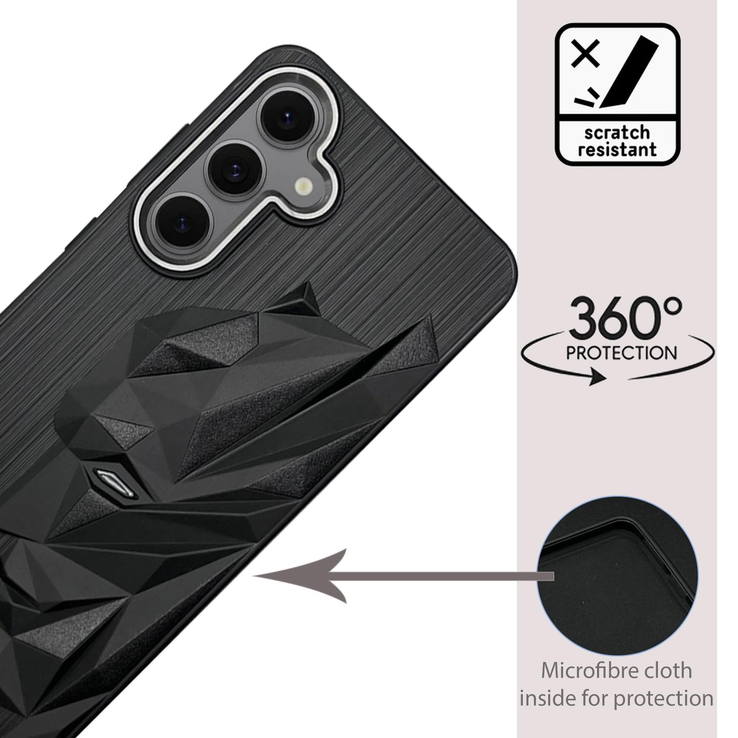 Bt Superhero Case with Camera Ring for Samsung S24 FE