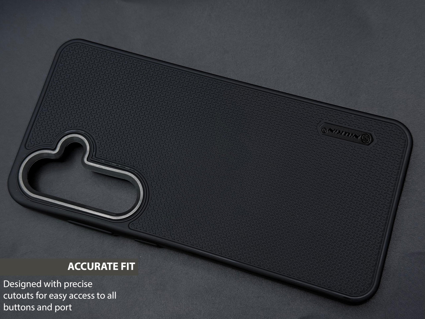 Niukin Grip Guard Back Case with Camera Ring for Samsung Galaxy S24 FE