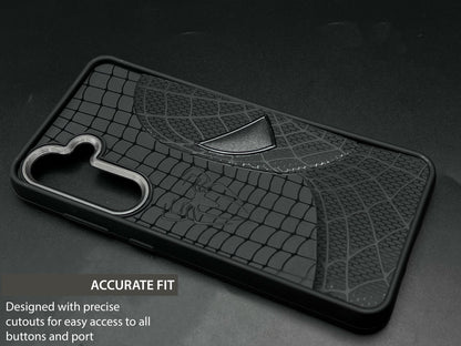 Sp Superhero Web Case with Metallic Camera Ring for Samsung S24 FE