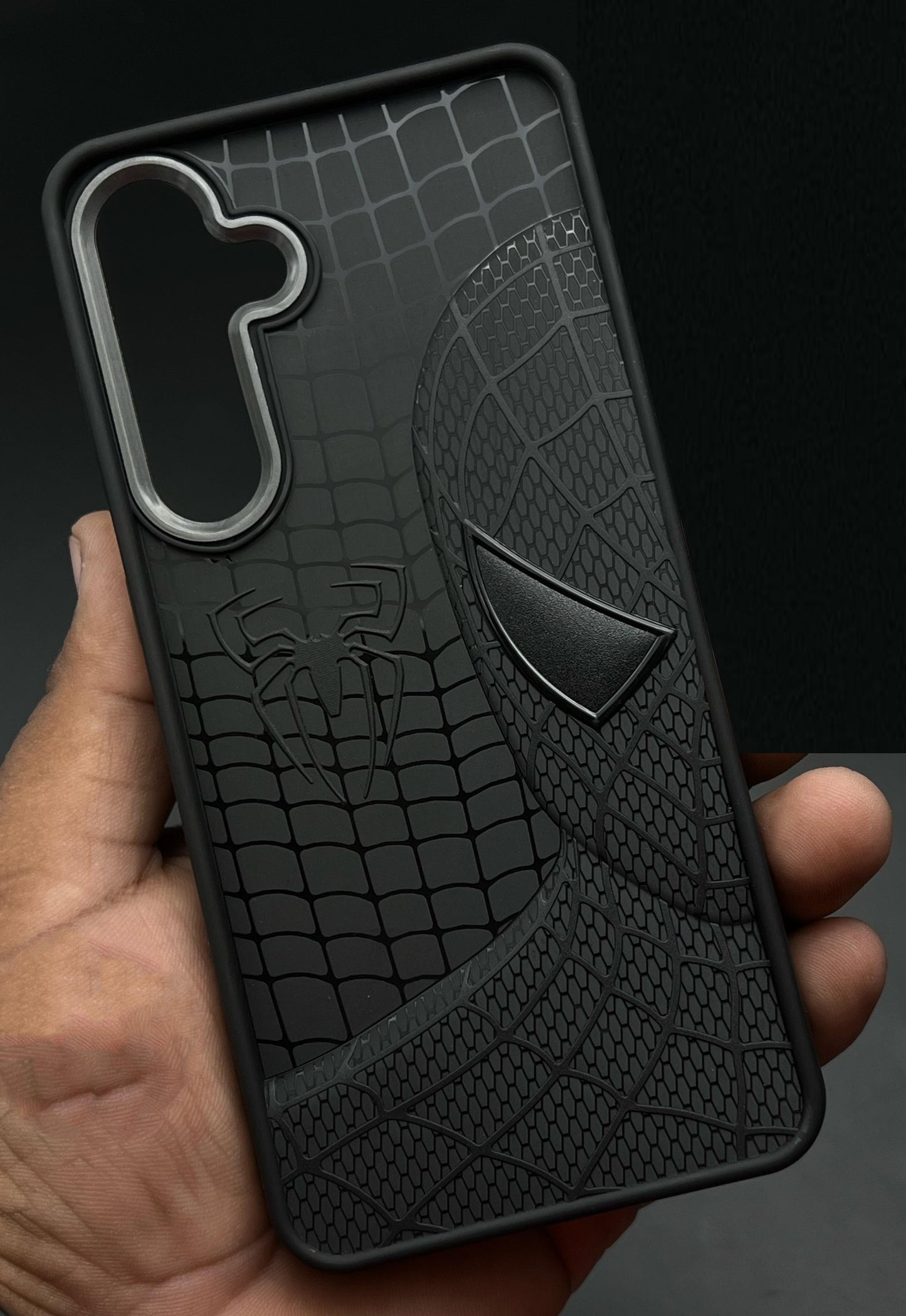 Sp Superhero Web Case with Metallic Camera Ring for Samsung S24 FE