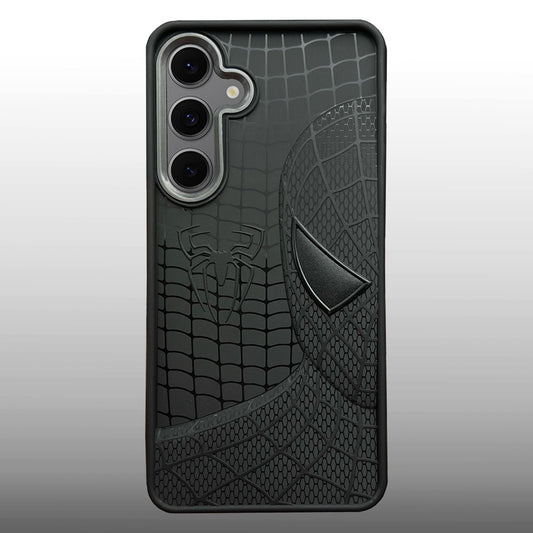 Sp Superhero Web Case with Metallic Camera Ring for Samsung S24 FE