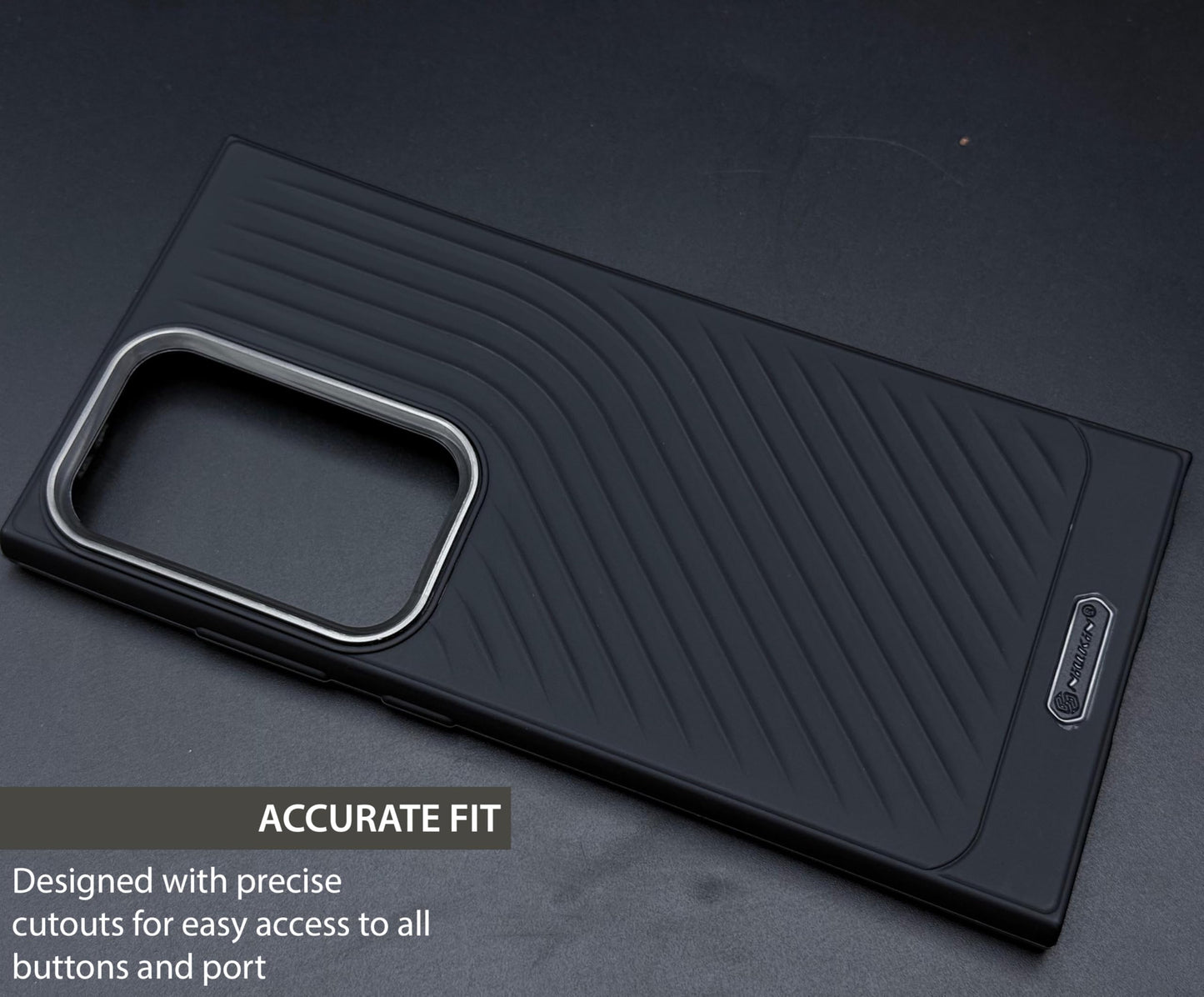Ripple Wave Case with Camera Ring for Samsung Galaxy S24 Ultra