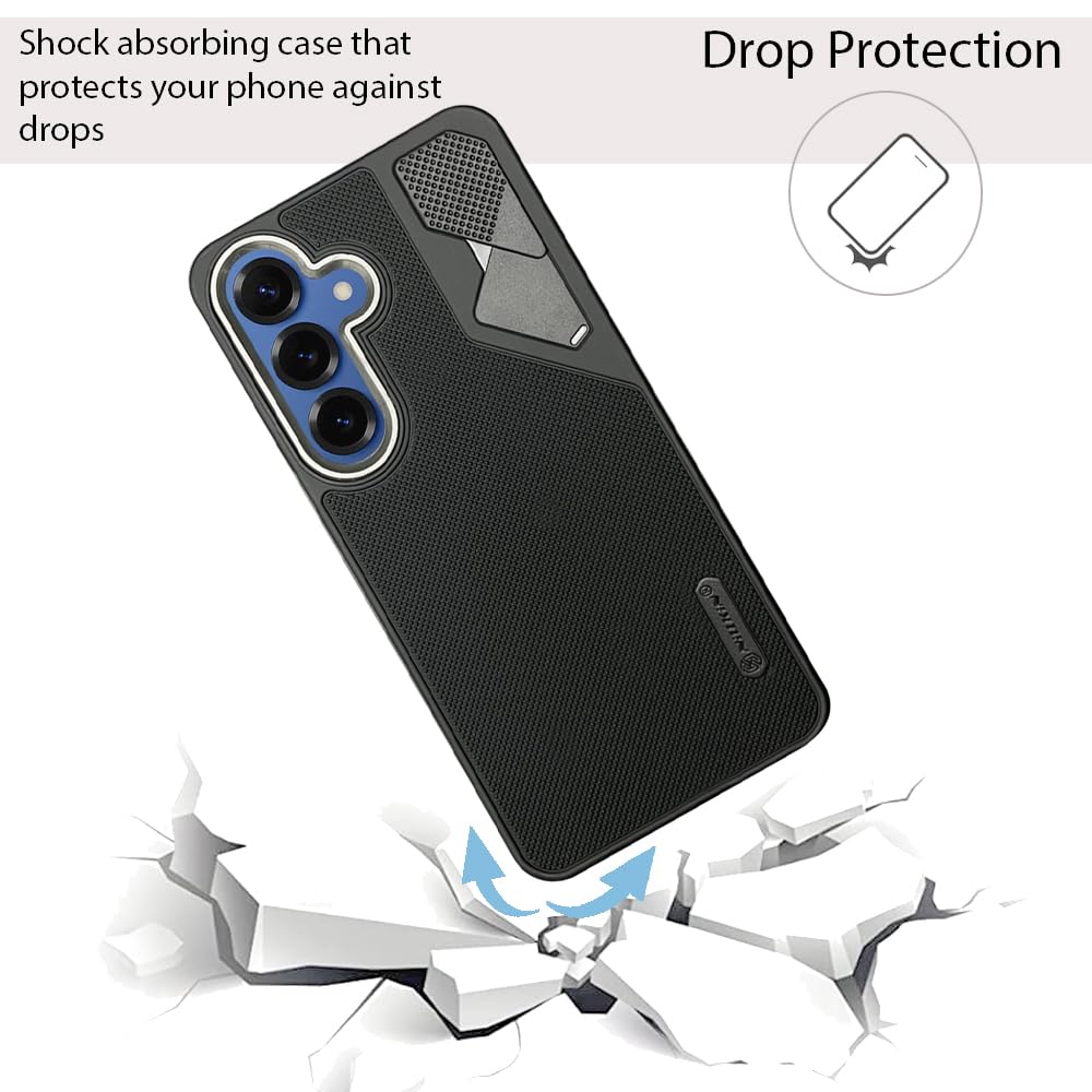 NIUKIN Fancy Super Frosted Dotted Case with Camera Ring for Samsung Galaxy S25