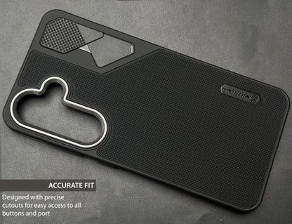 NIUKIN Fancy Super Frosted Dotted Case with Camera Ring for Samsung Galaxy S25