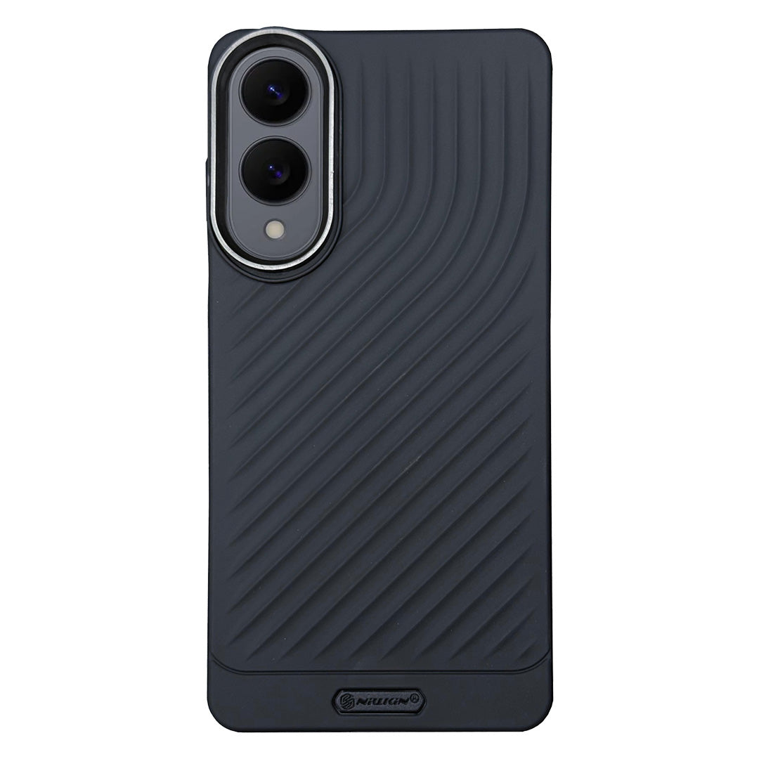 Ripple Wave Case with Metallic Camera ring for Samsung Galaxy S25 Edge