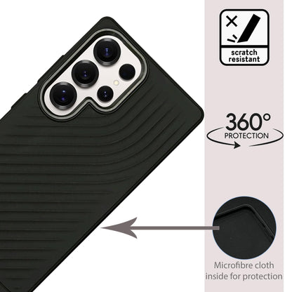 Ripple Wave Case with Camera Ring for Samsung Galaxy S25 Ultra