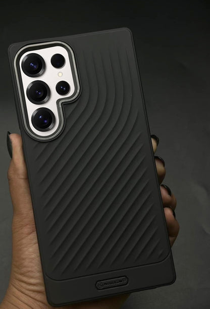 Ripple Wave Case with Camera Ring for Samsung Galaxy S25 Ultra