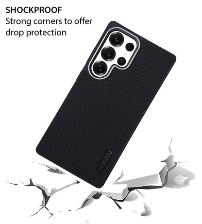 NIUKIN Super Frosted Dotted Case with Camera Ring for Samsung S25 Ultra